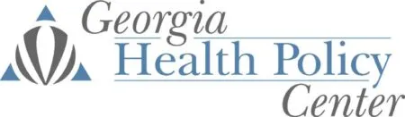 The logo of the Georgia Health Policy Center.