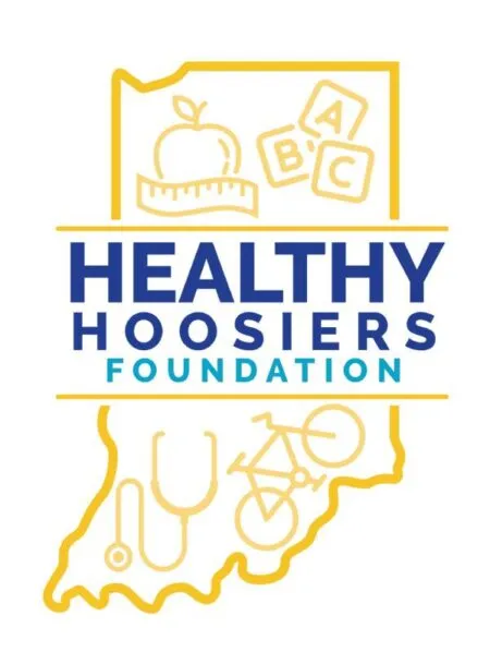 The logo of the Healthy Hoosiers Foundation.