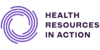 The logo for Health Resources in Action.