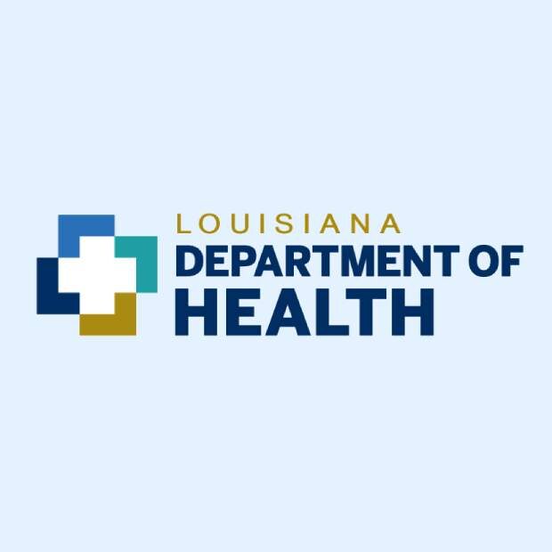 The logo for the Louisiana Department of Health.