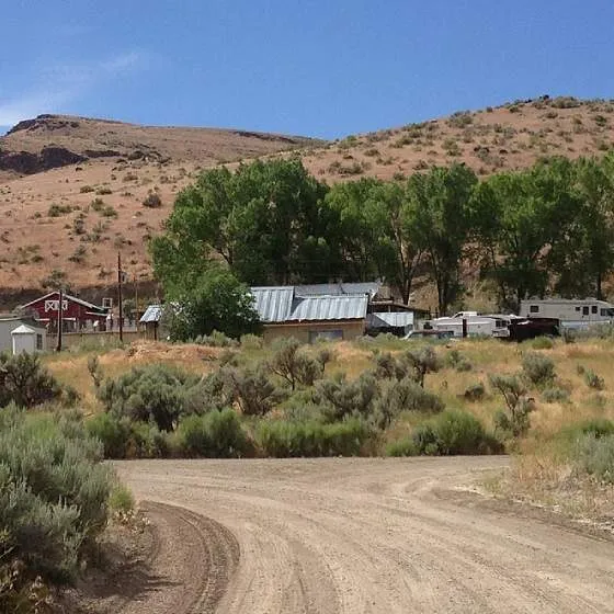 A small community in a rural setting in Nevada.
