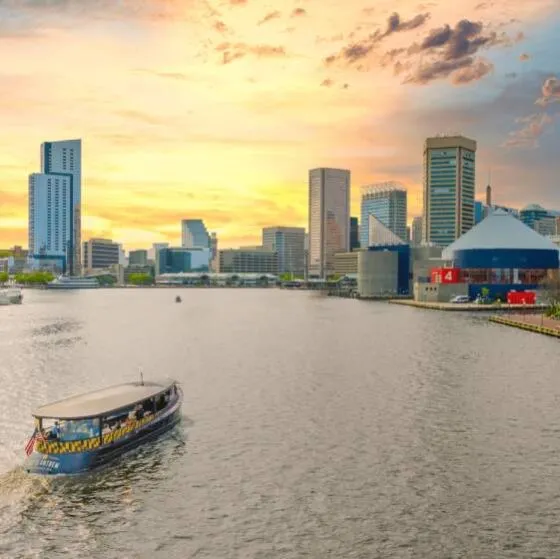 Baltimore's waterfront area